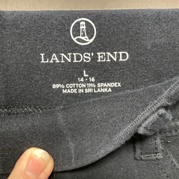 Lands’ End Stretch Pants Sz L 14-16 - Picture 6 of 10